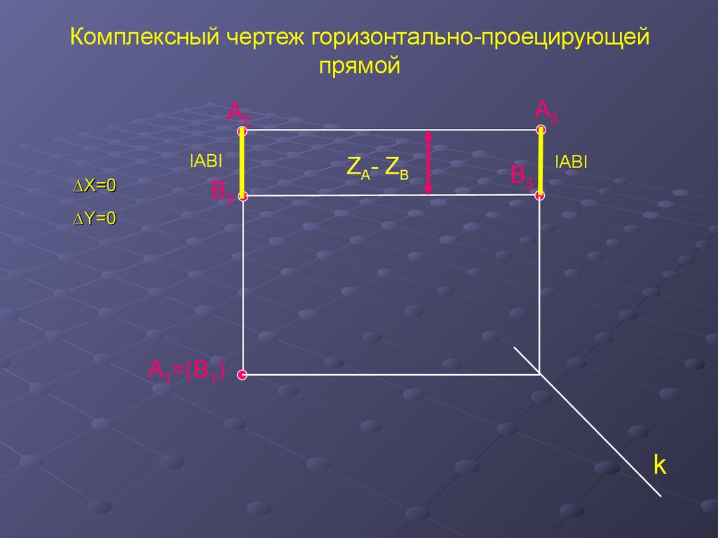 Комплексный чертеж прямой. Чертеж горизонтально проецирующей прямой. Горизонтально проецирующая на чертеже. Горизонтально проецирующие прямые.