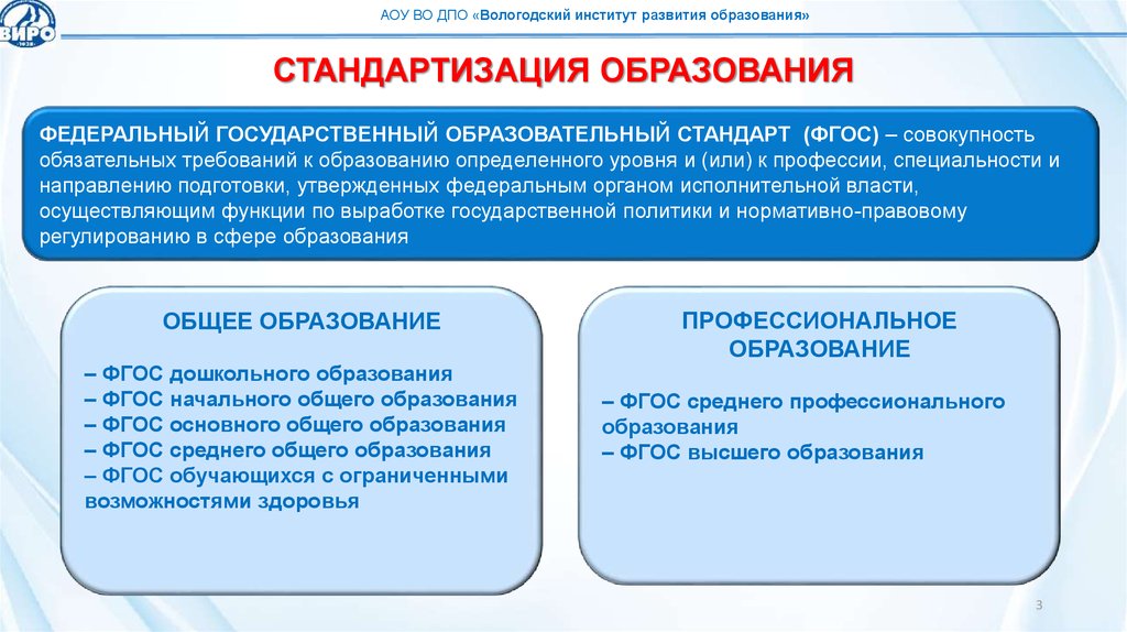 Стандарт среднего профессионального образования