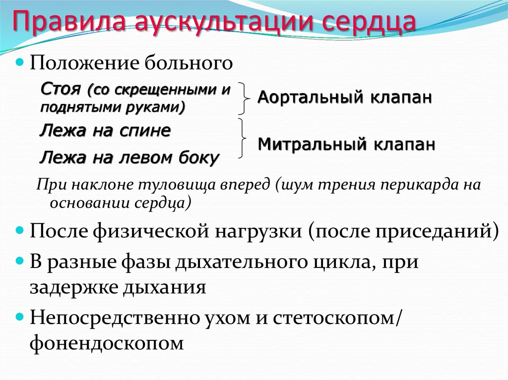 Аускультация сердца. Аускультация сердца точки алгоритм. Аускультация тонов сердца алгоритм. Правила аускультации сердца. Порядок проведения аускультации сердца.