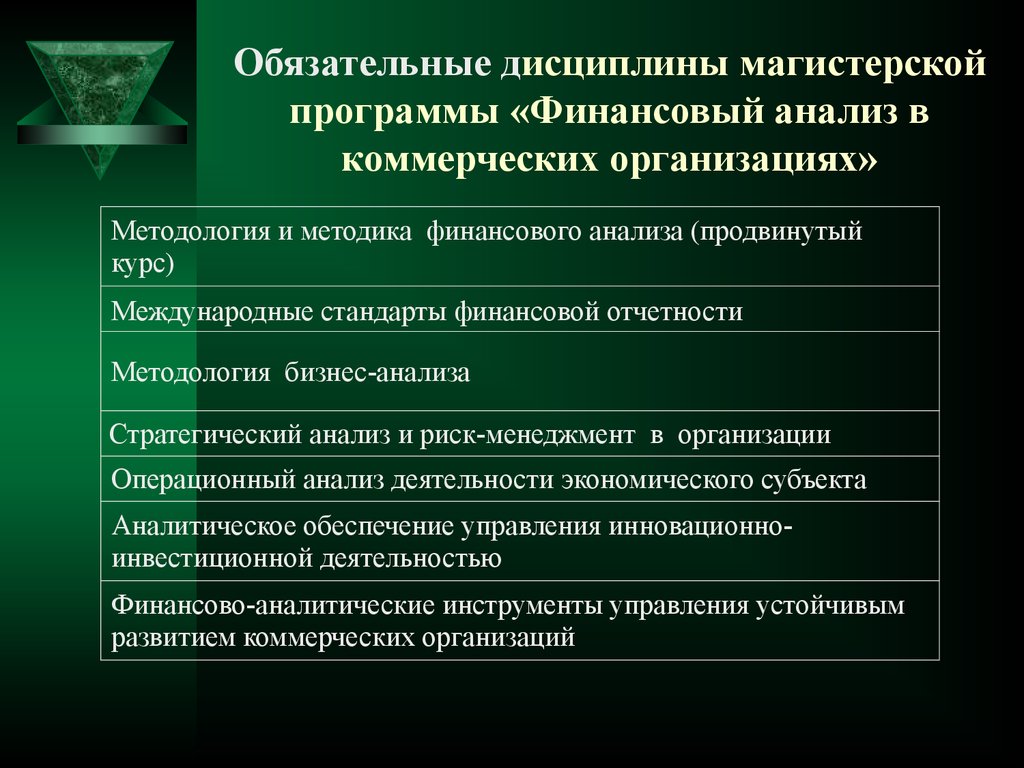 Обязательная дисциплина