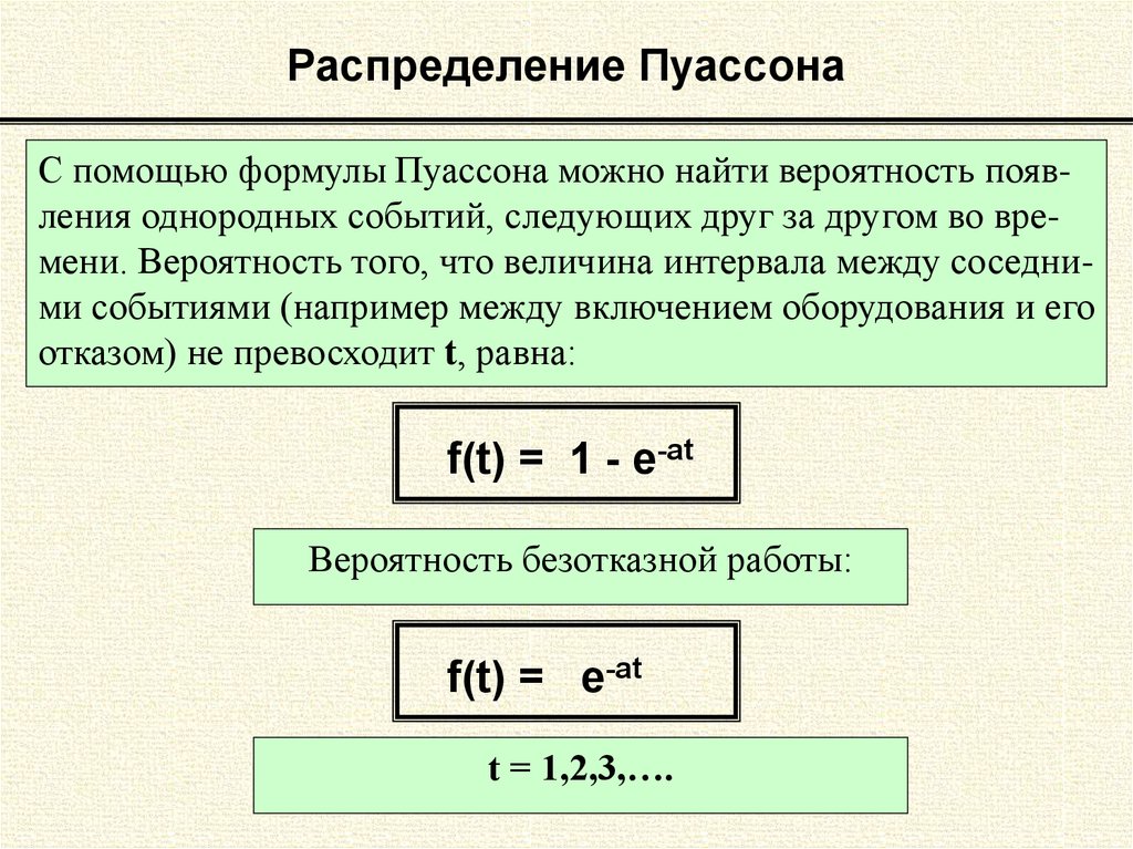 Наблюдать вероятность. Формула Пуассона для случайной величины. Функция распределения случайной величины Пуассона. Закон распределения Пуассона формула. Закон Пуассона распределения случайной величины формула.