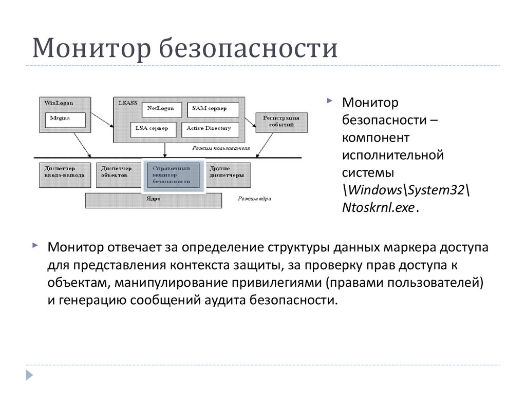 Монитор данных. Монитор безопасности обращений. Функции монитора безопасности. Стандарты безопасности мониторов. Структура монитора обращений.