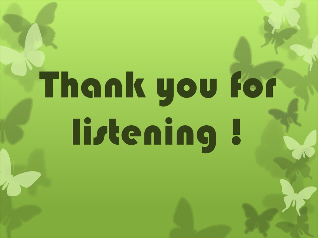 thank you for listening slide