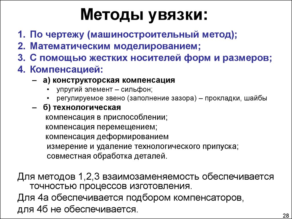 Размерные цепи метрология презентация