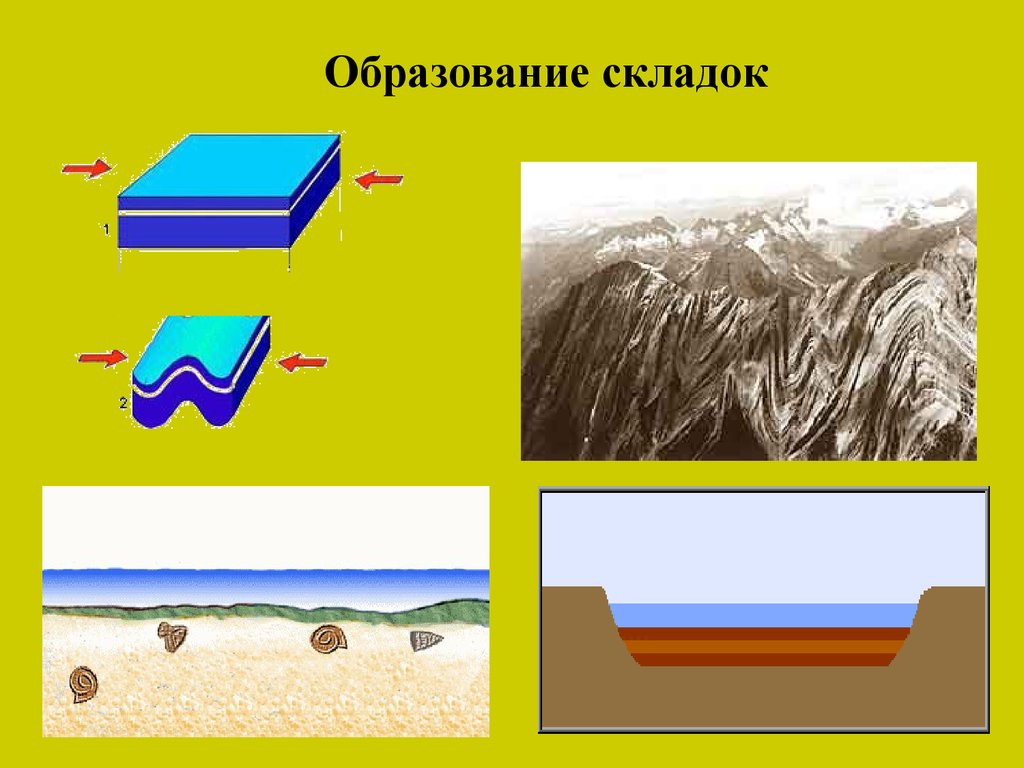 Результаты тектонических движений