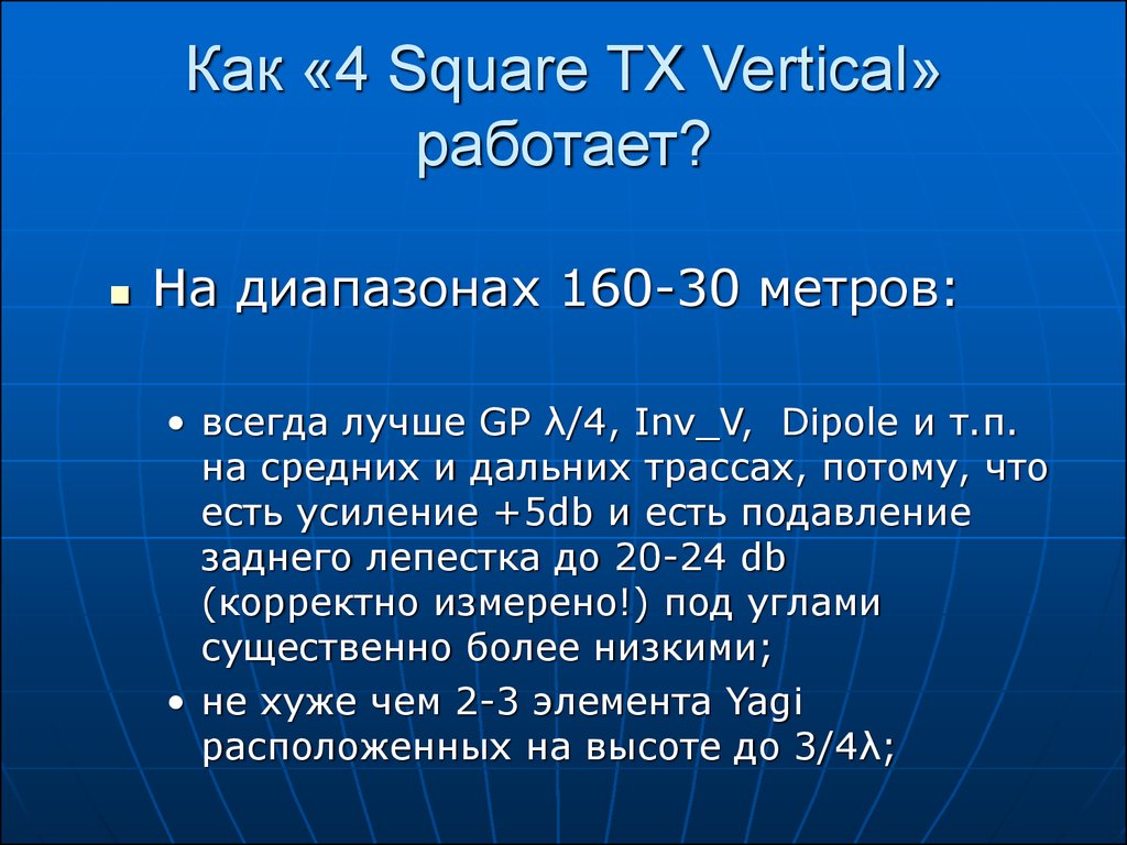 Диапазон 160 метров