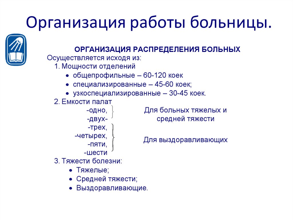 Организация стационарной помощи населению рф презентация