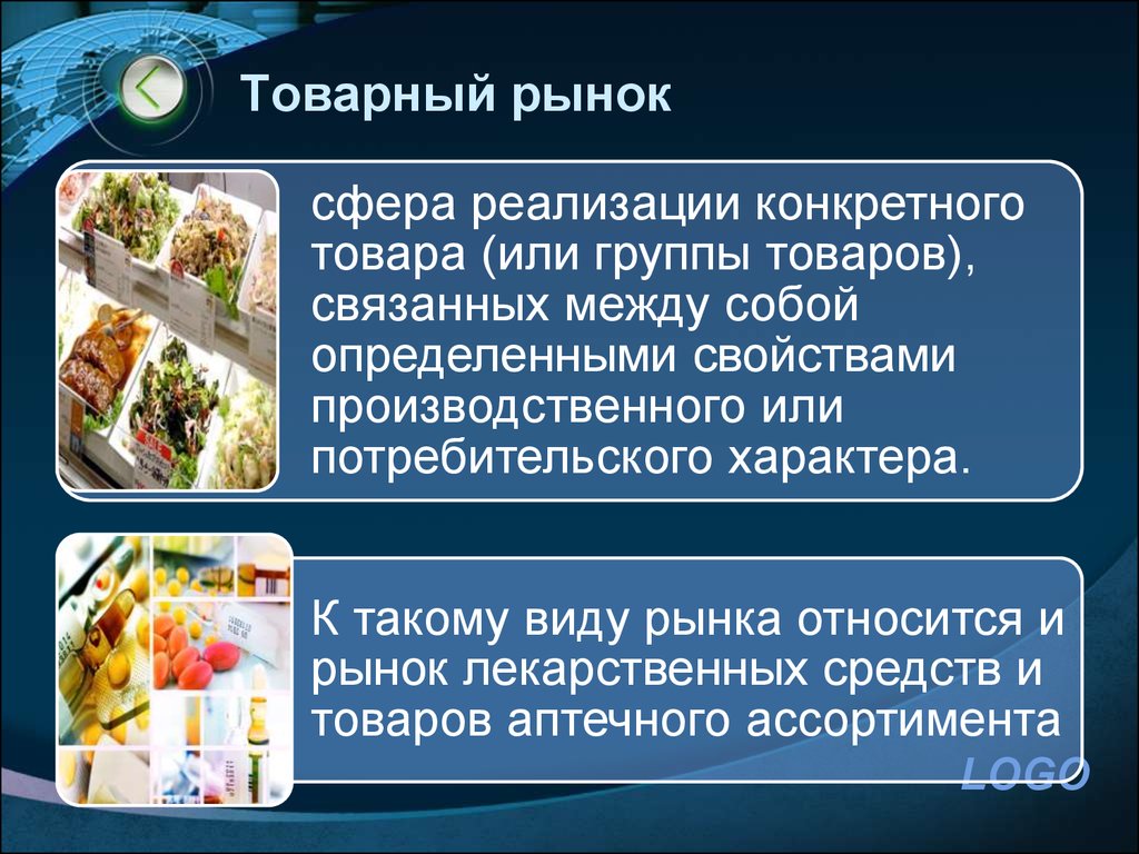 Товарный рынок презентация