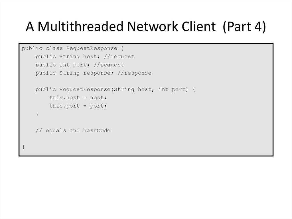 A Multithreaded Network Client (Part 4)