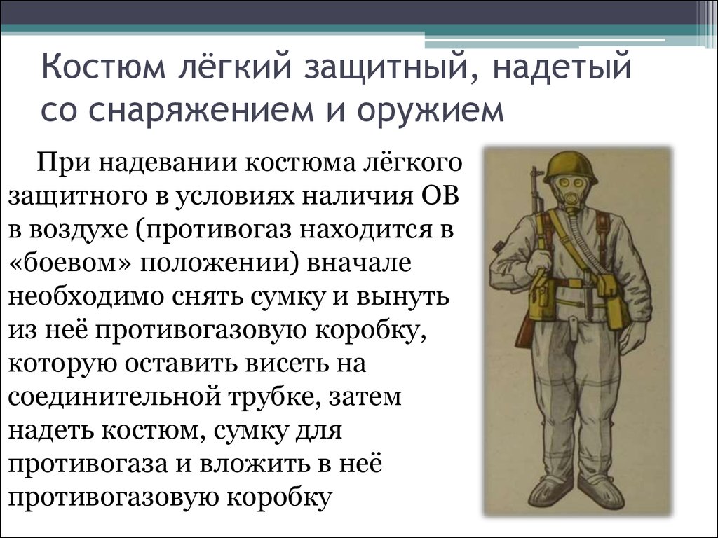 Надеть защитное. Легкий защитный костюм л-1, ОБЖ. Порядок снятия защитного костюма л-1. Надевание костюма л-1. Порядок одевания ОЗК Л-1.