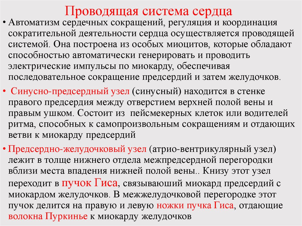 Сердечный проводить. Проводящая система сердца. Проводящая система сердца таблица. Проводящая система сердца кратко. Проводящая система сердца автоматизм.