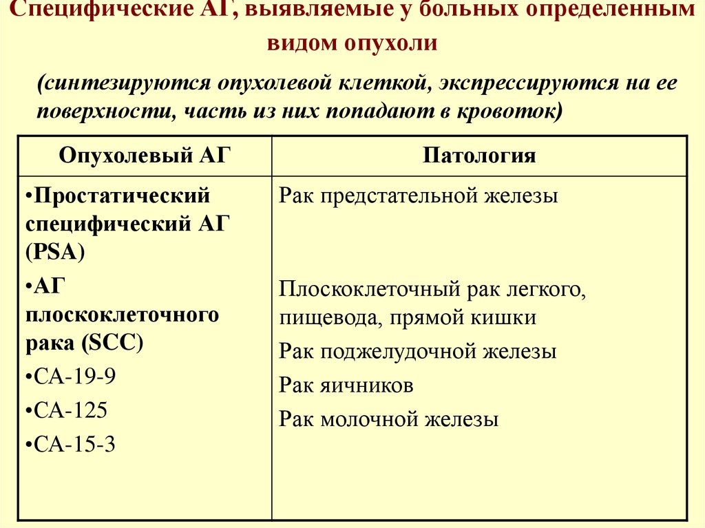 Противоопухолевый иммунитет презентация