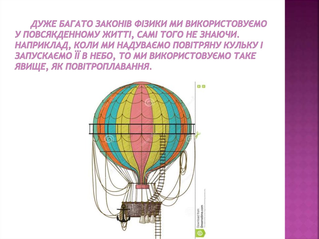 Дуже багато законів фізики ми використовуємо у повсякденному житті, самі того не знаючи. Наприклад, коли ми надуваємо повітряну кульку і за