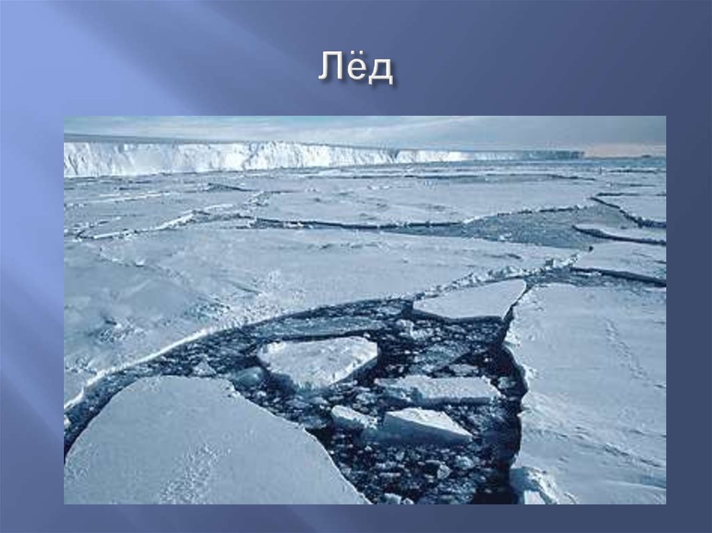 Лёд