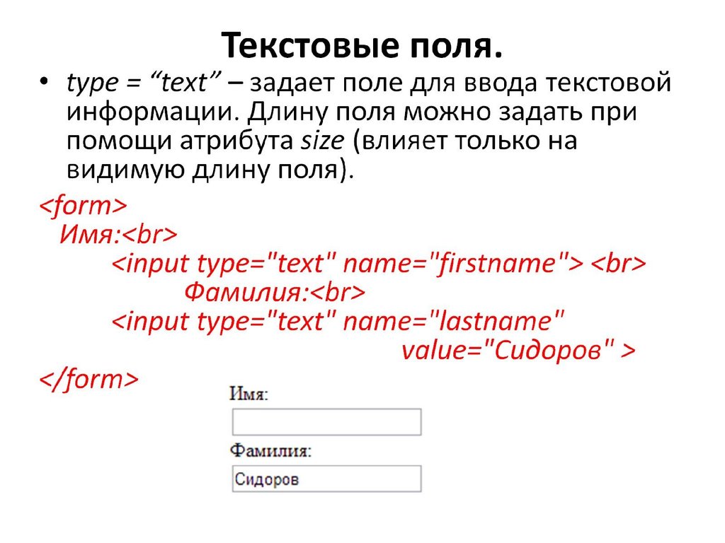 Поле type. Поле для ввода текста. Текстовые поля. Атрибут Action тега form. Интересная форма поле текста.