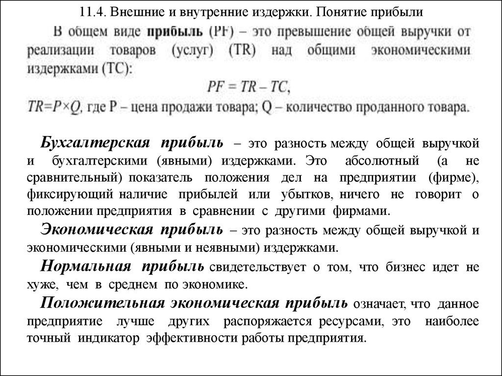 Издержки производства и прибыль презентация 11 класс