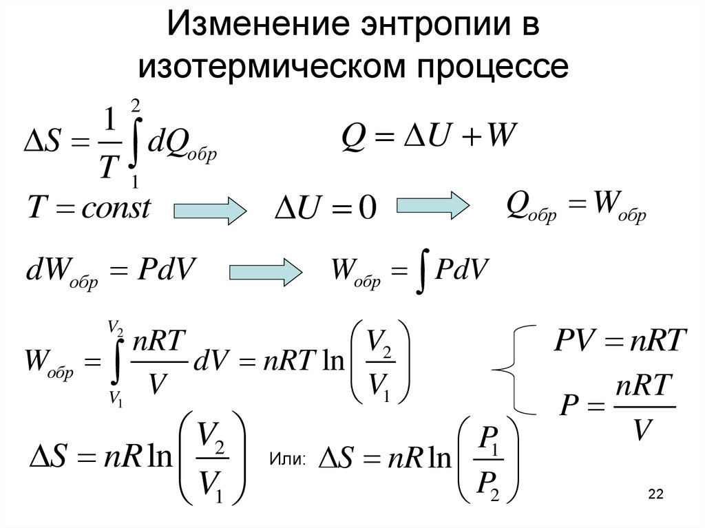 Найти приращение энтропии углекислого газа при увеличении его температуры в 2 раза