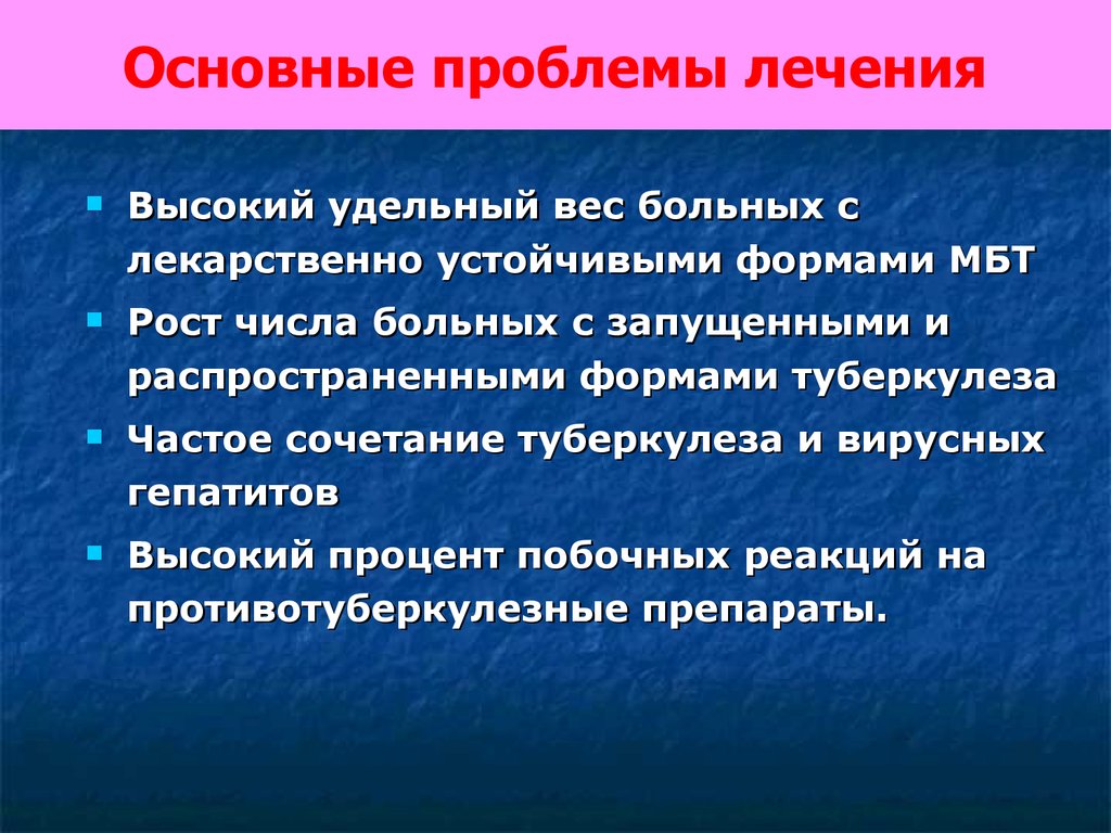 Лечение высокой. Проблемы лечения. Лекарственно-устойчивых форм МБТ. Потенциальные проблемы при вирусном гепатите е. Лечение выше.