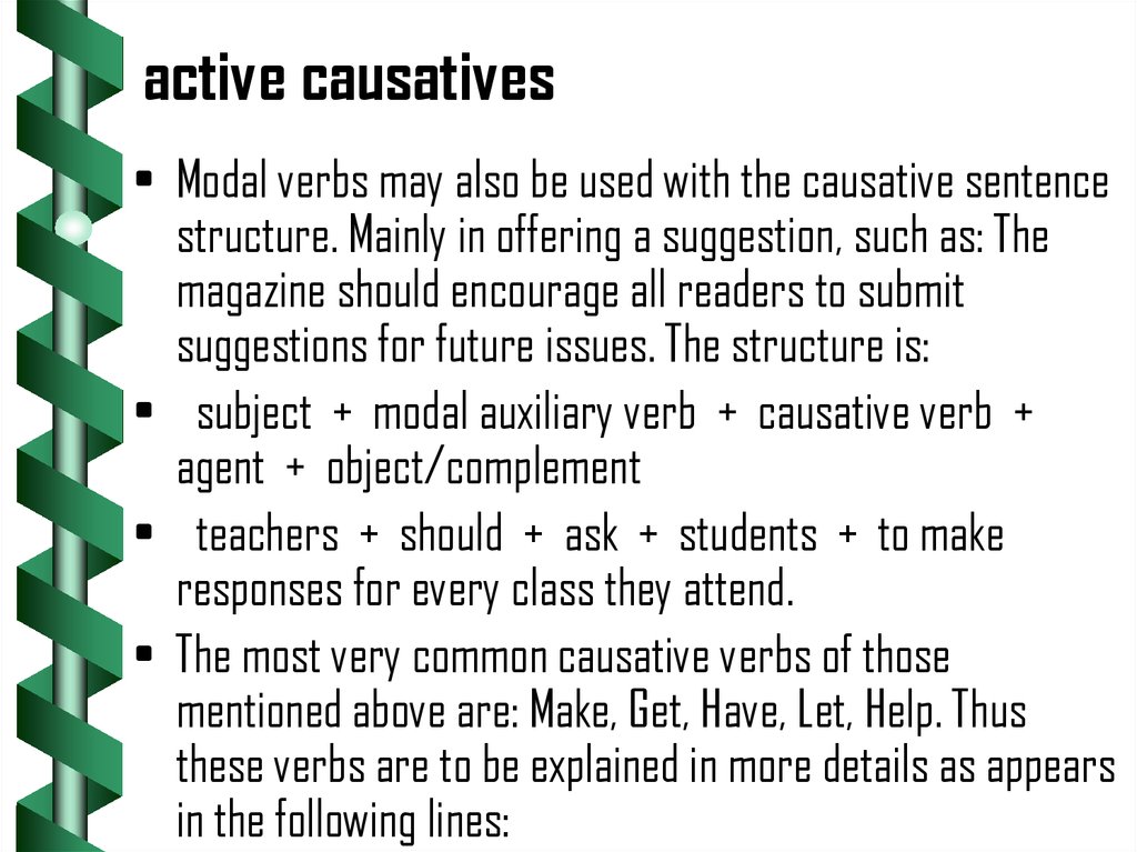 Causative form презентация