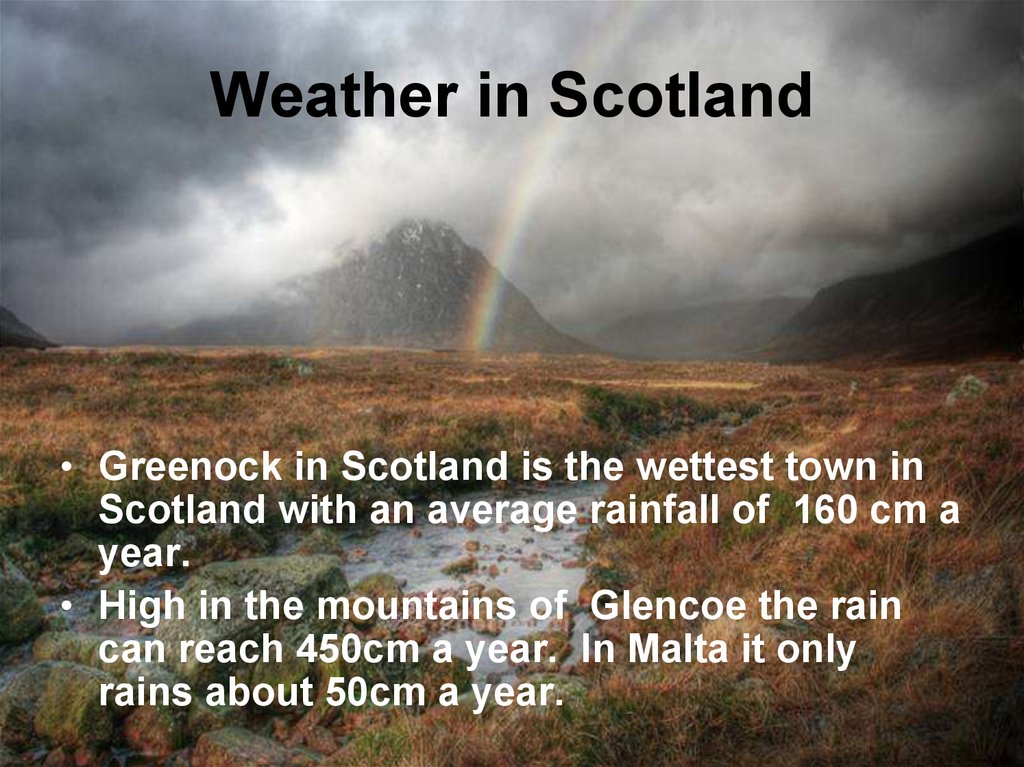Weather in Scotland