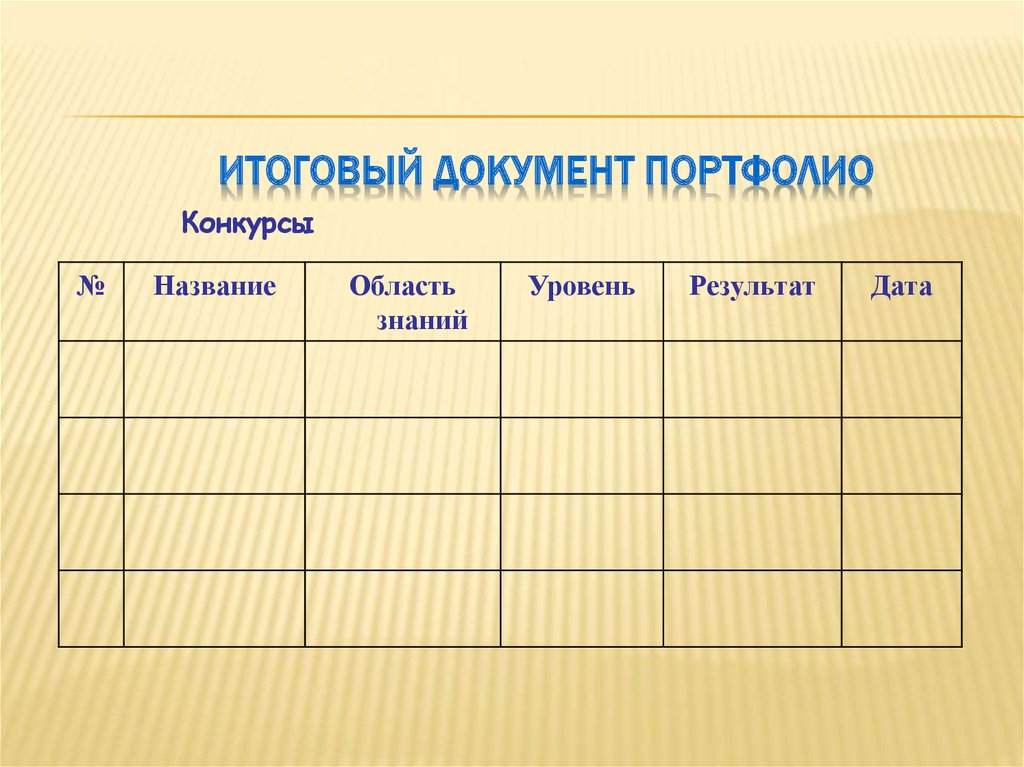 Портфолио документов картинки. Итоговый документ. Как назвать итоговый документ.