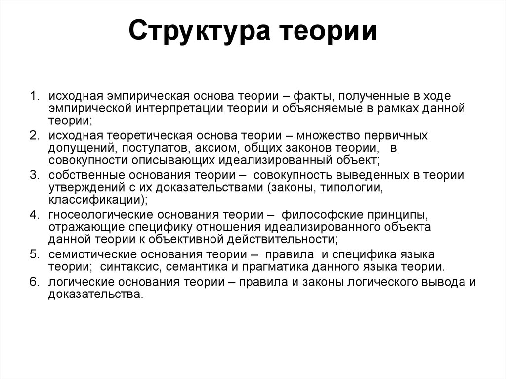 Исходной основой. Научная теория ее структура и функции в философии. Структура и функции научной теории. Структура научной теории кратко. Сущность и структура научной теории..