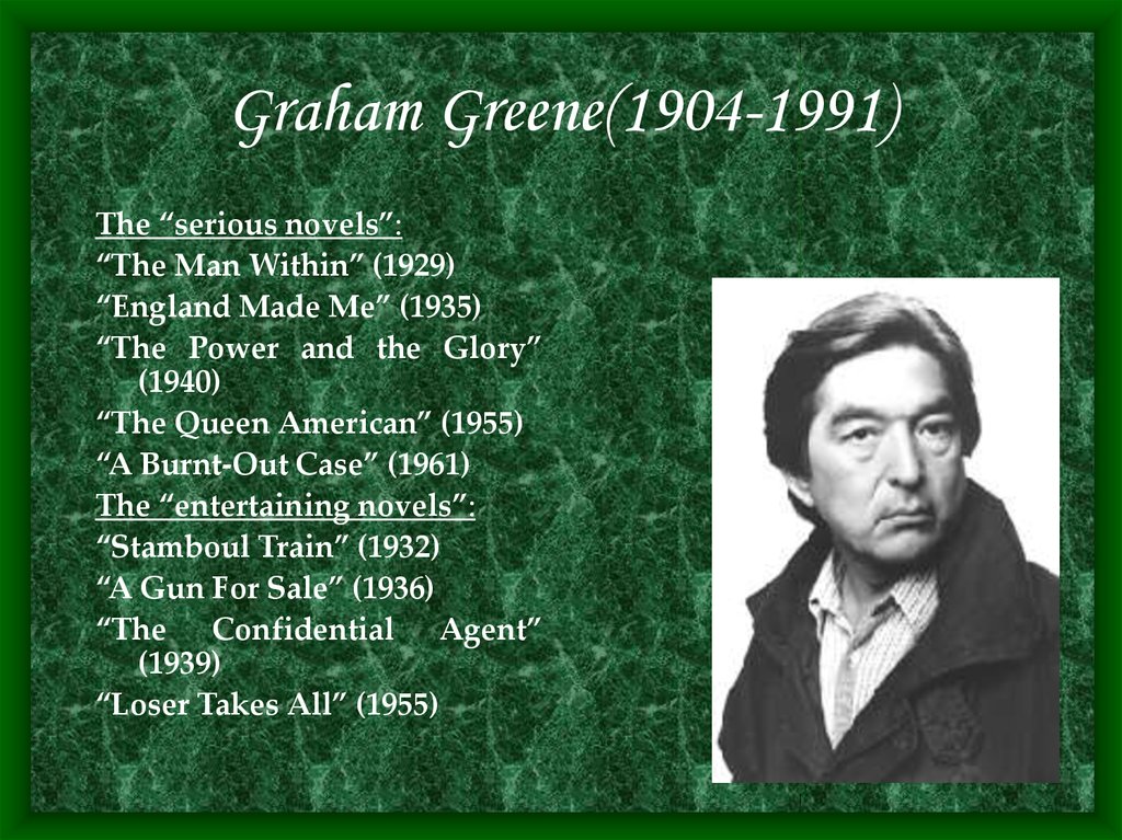 Graham Greene(1904-1991)
