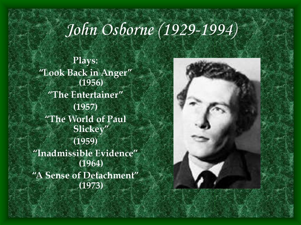 John Osborne (1929-1994)
