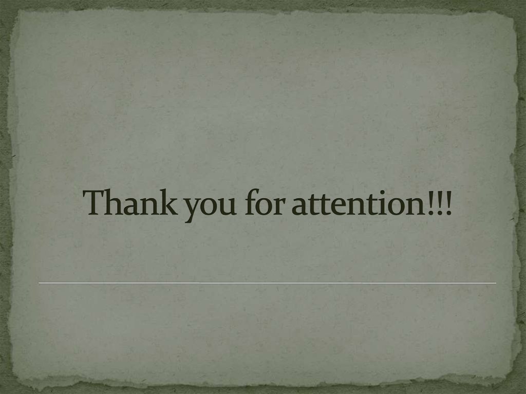 Thank you for attention!!!
