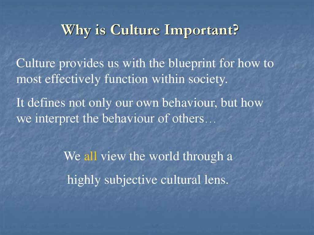 why is culture important in business