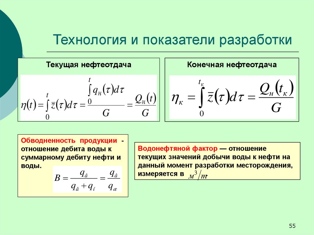 Показатели технологии. Водонефтяной фактор. Показатели разработки технологии. Водонефтяное соотношение. Формула расчета водонефтяного соотношения.