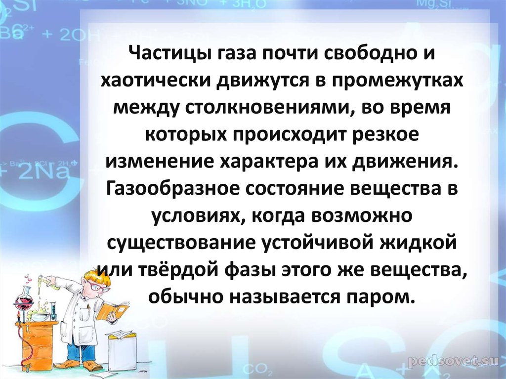 Частицы газа