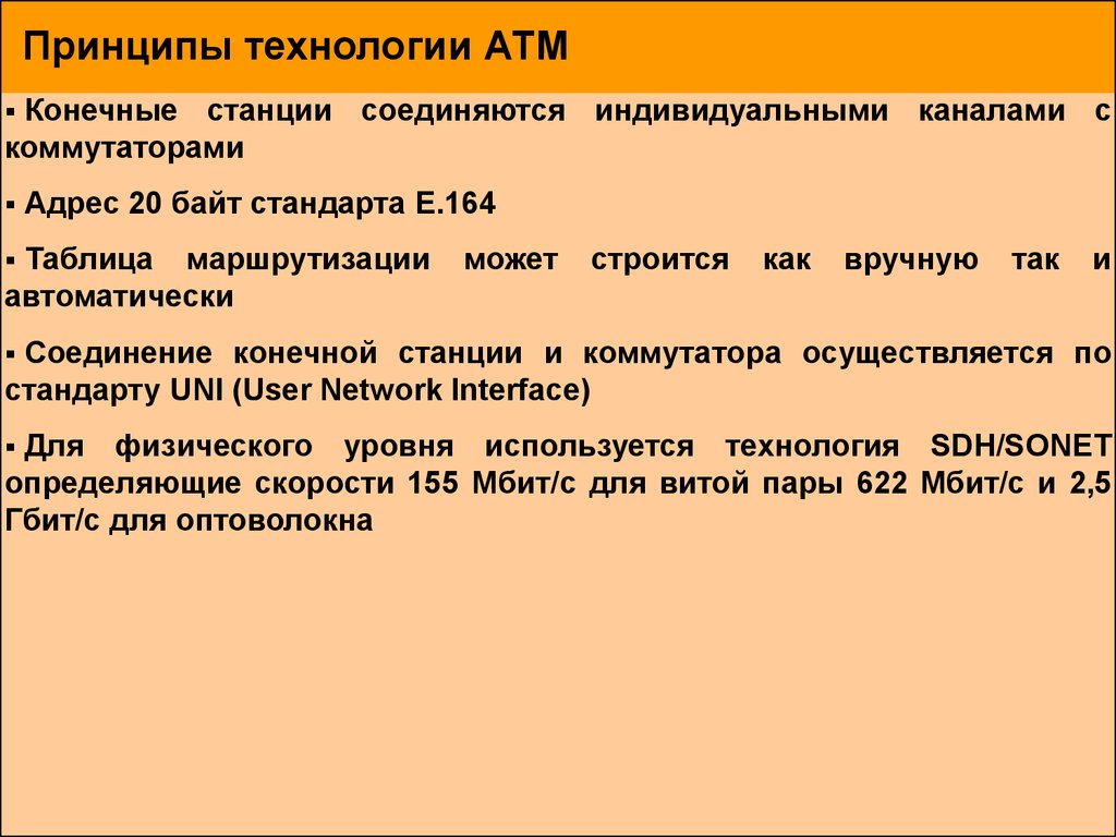 Какой принцип технологии