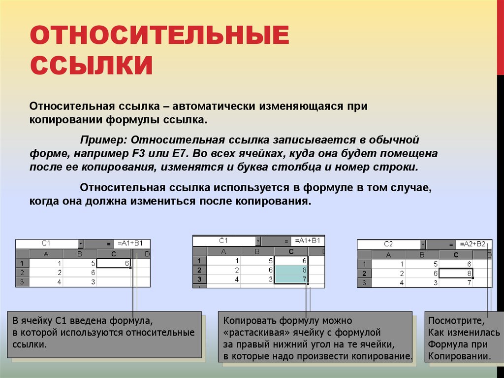 Относительные ссылки при копировании