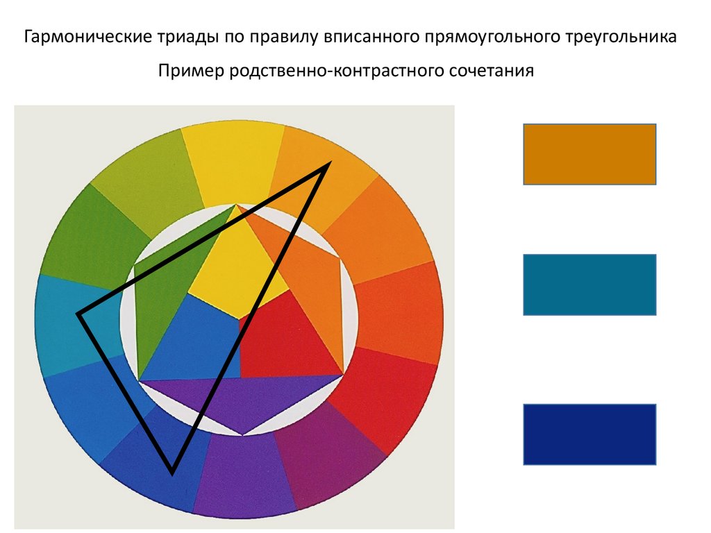 Схема контрастных цветов