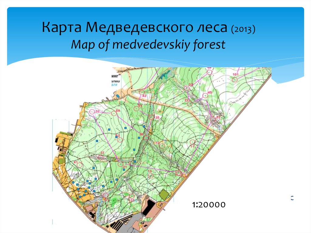 Карта медведевского района