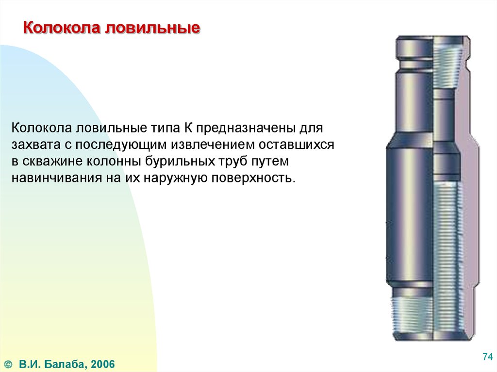 Ловильный инструмент колокол чертеж