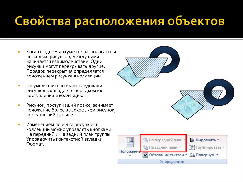 Как сгруппировать текст и фигуру в презентации