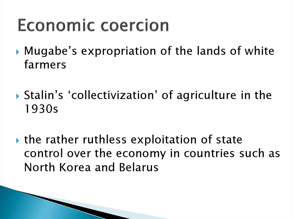 Economic coercion
