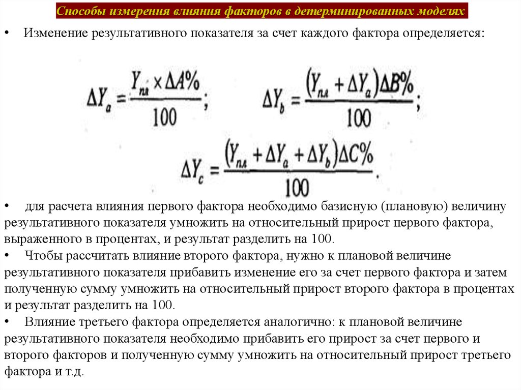 Влияние измерений