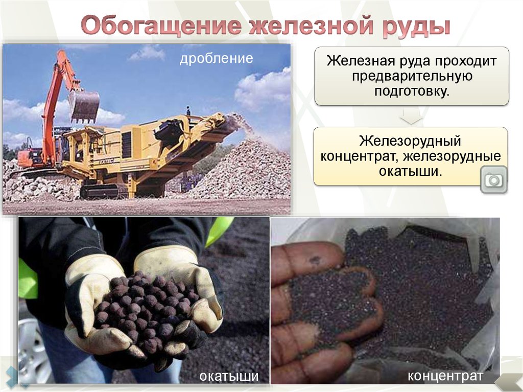 Обогащение железной руды