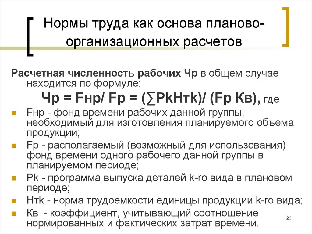 Нормирование труда презентация