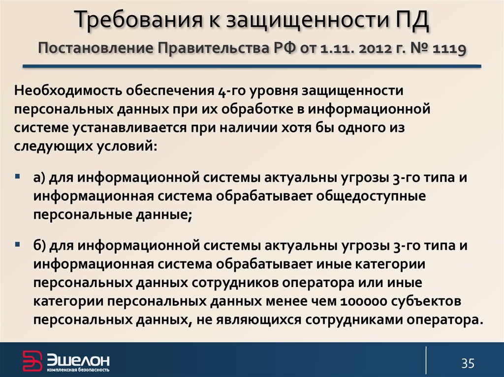 Постановление правительства об обработке персональных данных