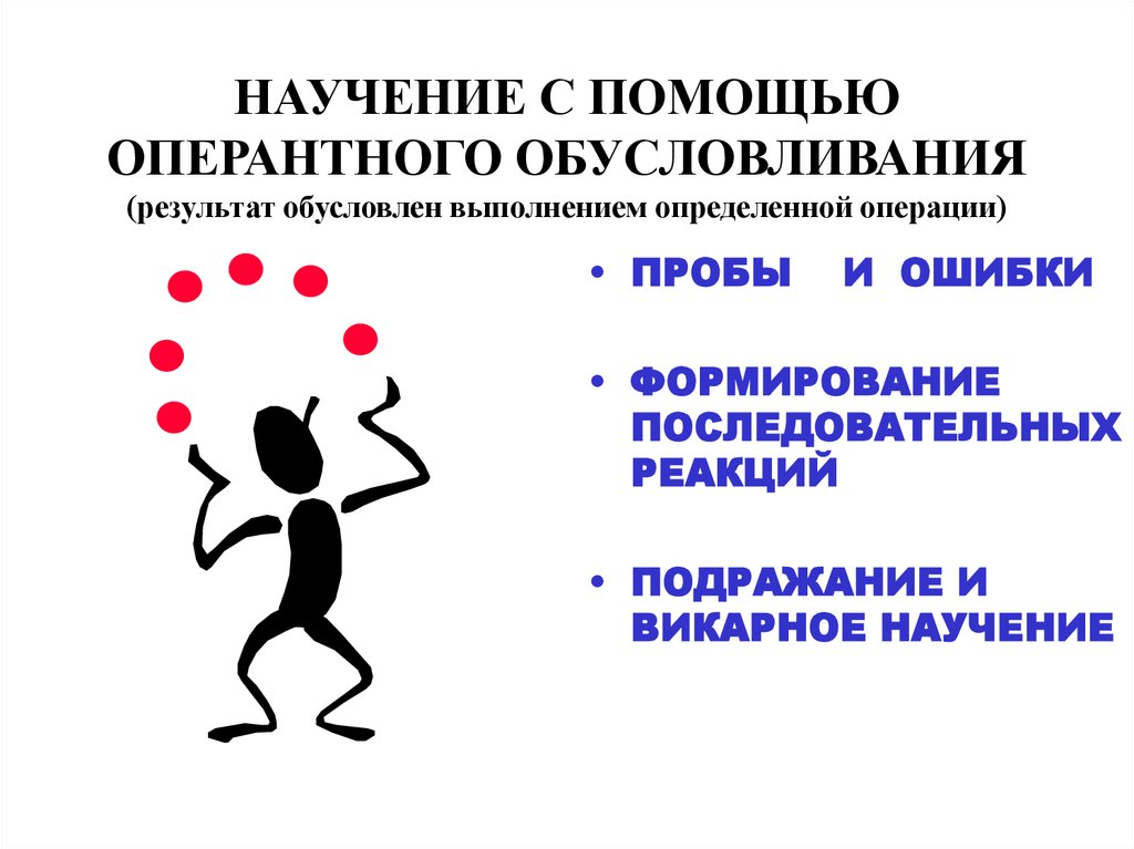 Оперантное научение скиннера. Оперантное обусловливание примеры. Оперантное научение пример. Научение это в психологии.