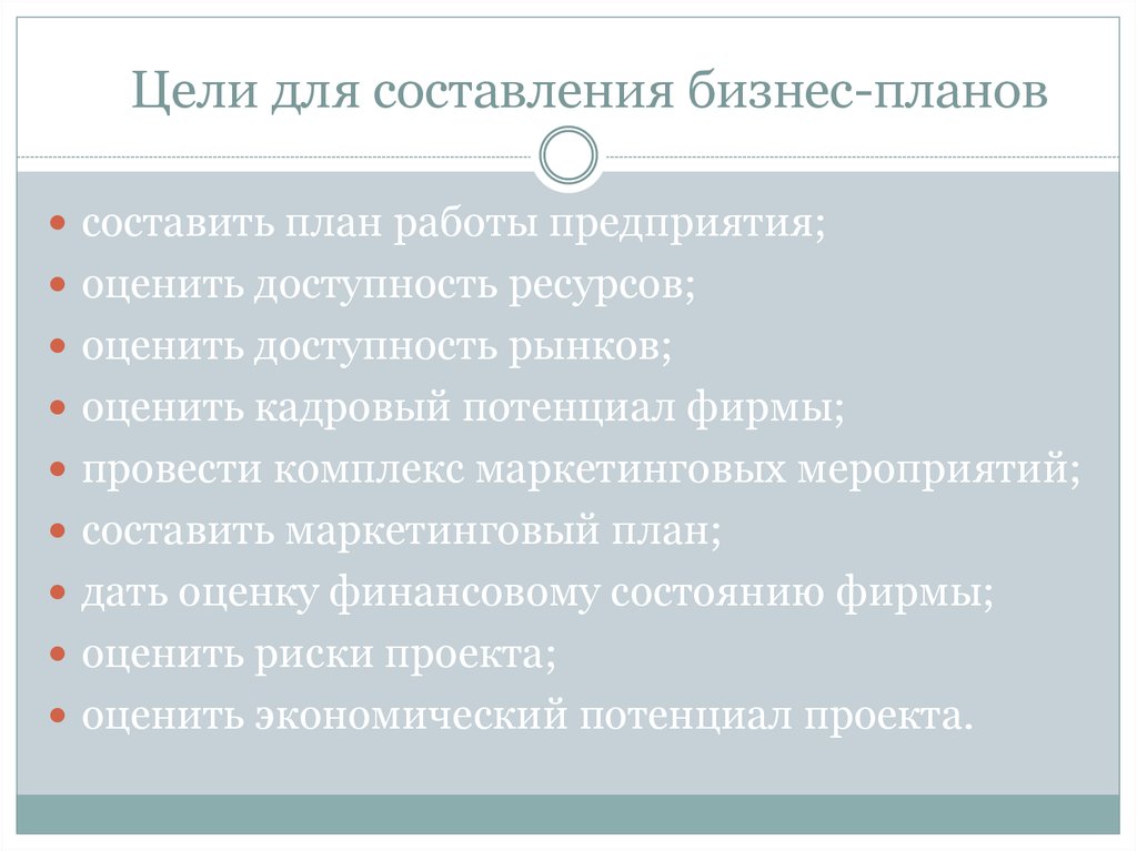 По какому материалу бизнес плана потенциальный инвестор будет судить о проекте