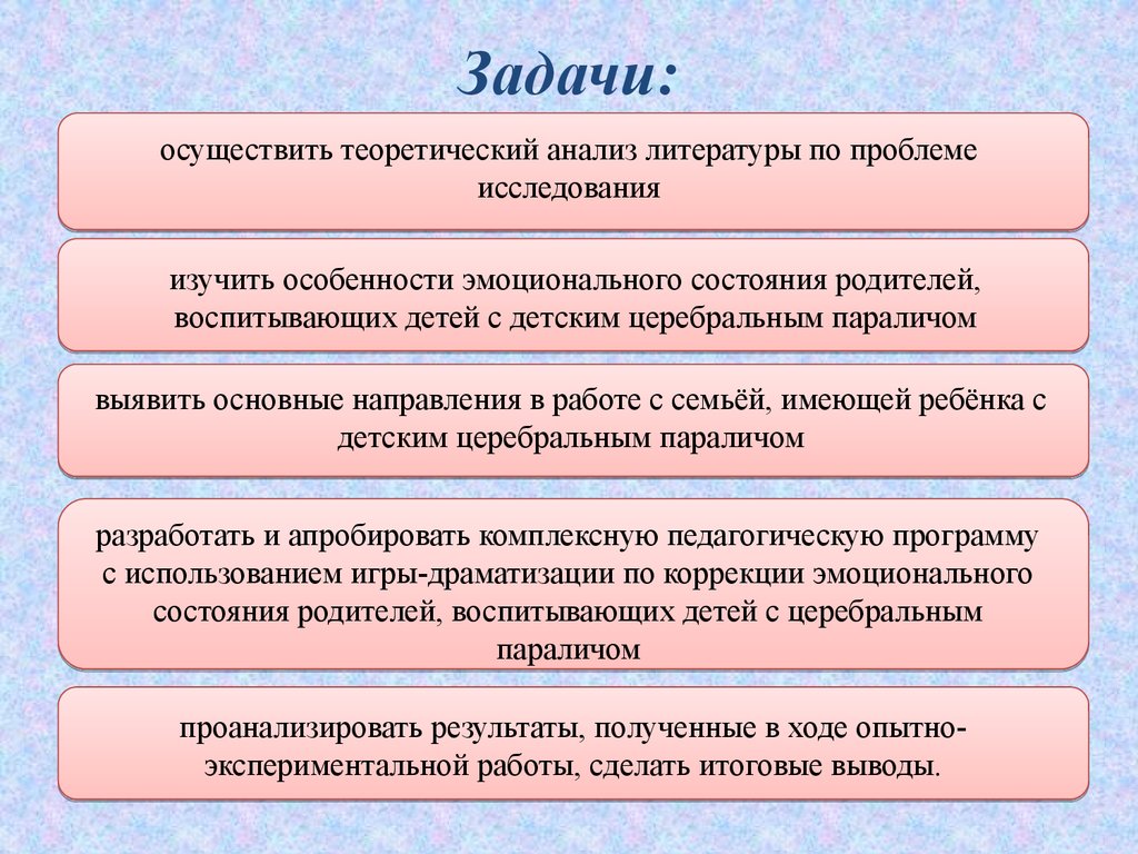 Игра-драматизация, как средство оптимизации эмоционального состояния семей  воспитывающих детей с детским церебральным параличом - презентация онлайн