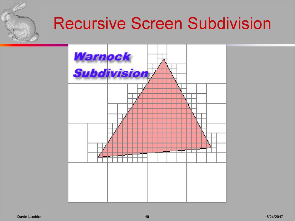 Recursive Screen Subdivision