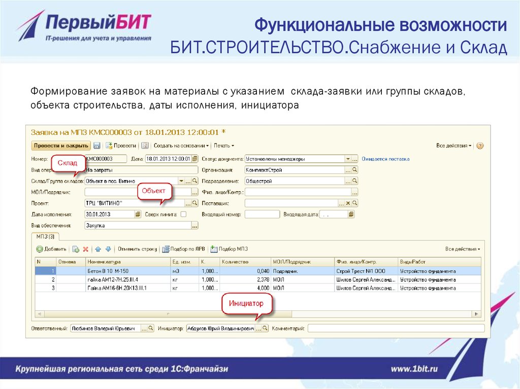 Бит строительство управление проектами