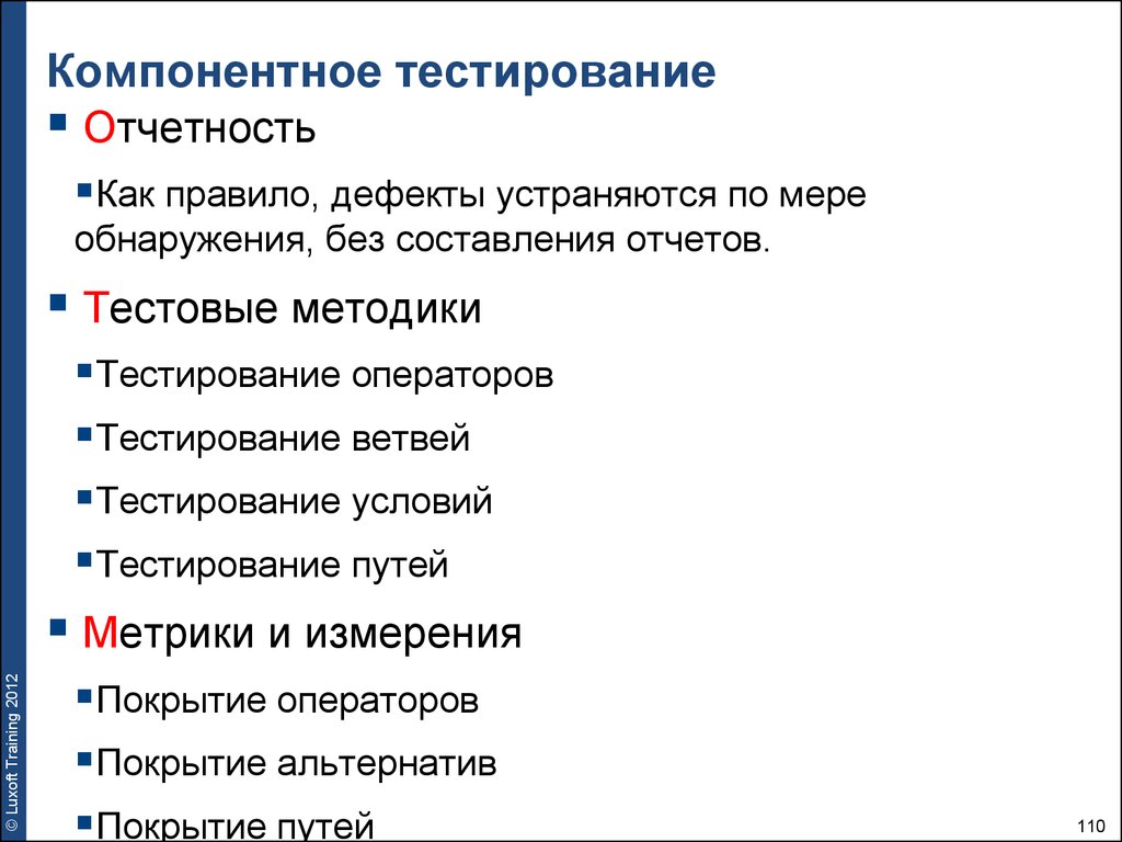 Основы тестирования