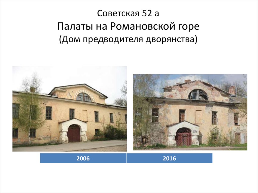 Советская 52 а Палаты на Романовской горе (Дом предводителя дворянства)